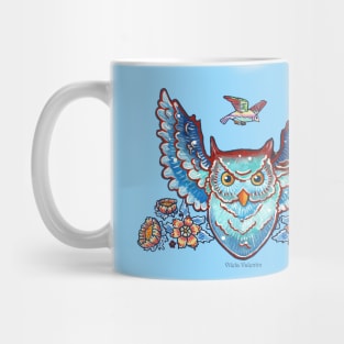 The Owl and the Bird Mug